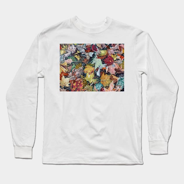 'AUTUMN DEBRIS' Long Sleeve T-Shirt by jerrykirk